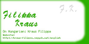 filippa kraus business card
